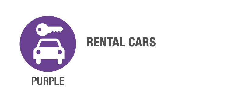 los angeles aéroport logo navette rental cars